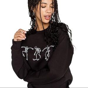 Full Tilt Skeleton Skateboard Crew Neck Sweatshirt  l S